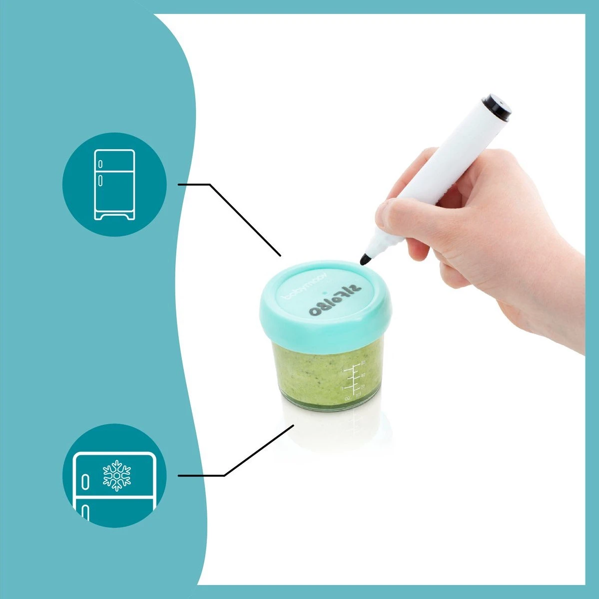 Babymoov Nutribaby One Robot De Cuisine + Babymoov 4 Bocaux De Conservation En Verre 220 Ml (A004313) 9 Babymoov Nutribaby One Robot De Cuisine + Babymoov 4 Bocaux De Conservation En Verre 220 Ml (A004313) – Image 9