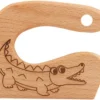 Couteau Pour Enfants En Bois Montessori - Crocodile - Couteau De Chef Kinder - Chef Pour Tout-petits - Petit Cadeau D'anniversaire
