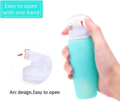 Lot De 100 Ml De Bouteilles De Voyage En Siliconen Avec Trousse De Toilette Transparente, 6 Récipients De Voyage Anti-fuite Et Ensemble De Toilette De Voyage, Récipient De Liquide Rechargeable Approuvé Par La FDA, Coloré -Bébé Soldes Boutique 1200x1016