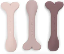 Pack De 3 Cuillères En Silicone Pour Bébé - Wally - Poudre - Couverts - Done By Deer