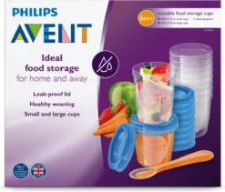 Tasses De Conservation Des Aliments Philips Avent SCF721 / 20 - 180 Ml Et 240 Ml - 20 Pièces -Bébé Soldes Boutique 1200x1024 1