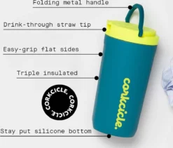 Corkcicle KIDS CUP - 355ml - Gloss Cardinal - Rouge - Gobelet En Acier Inoxydable à Triple Isolation - Garde Au Froid Pendant 18 Heures - Sans BPA - Acier Inoxydable - 2812GCR -Bébé Soldes Boutique 1200x1024 2