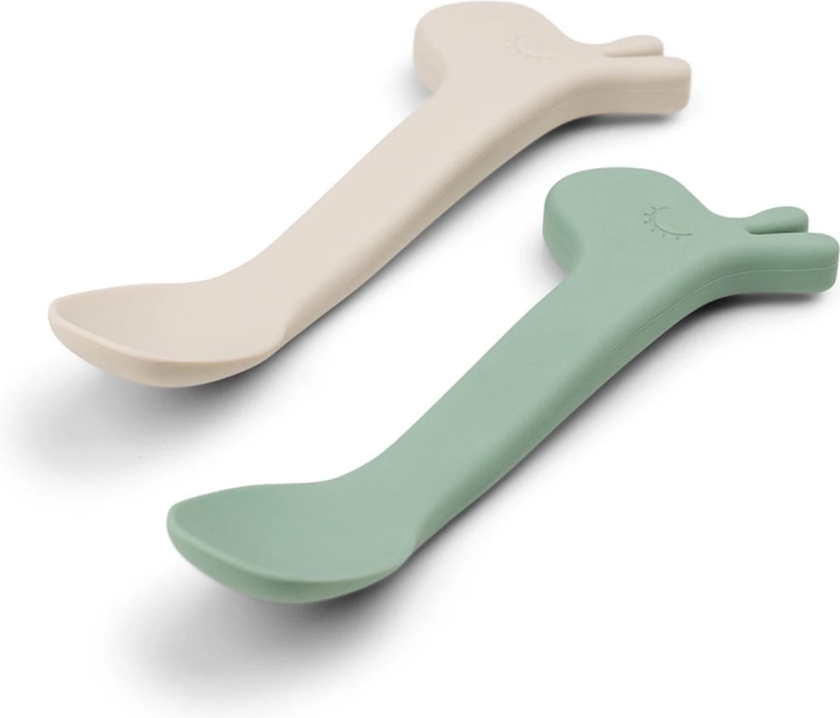 Lot De 2 Cuillères En Silicone - Lalee - Vert - Done By Deer 5 Lot De 2 Cuillères En Silicone - Lalee - Vert - Done By Deer – Image 5