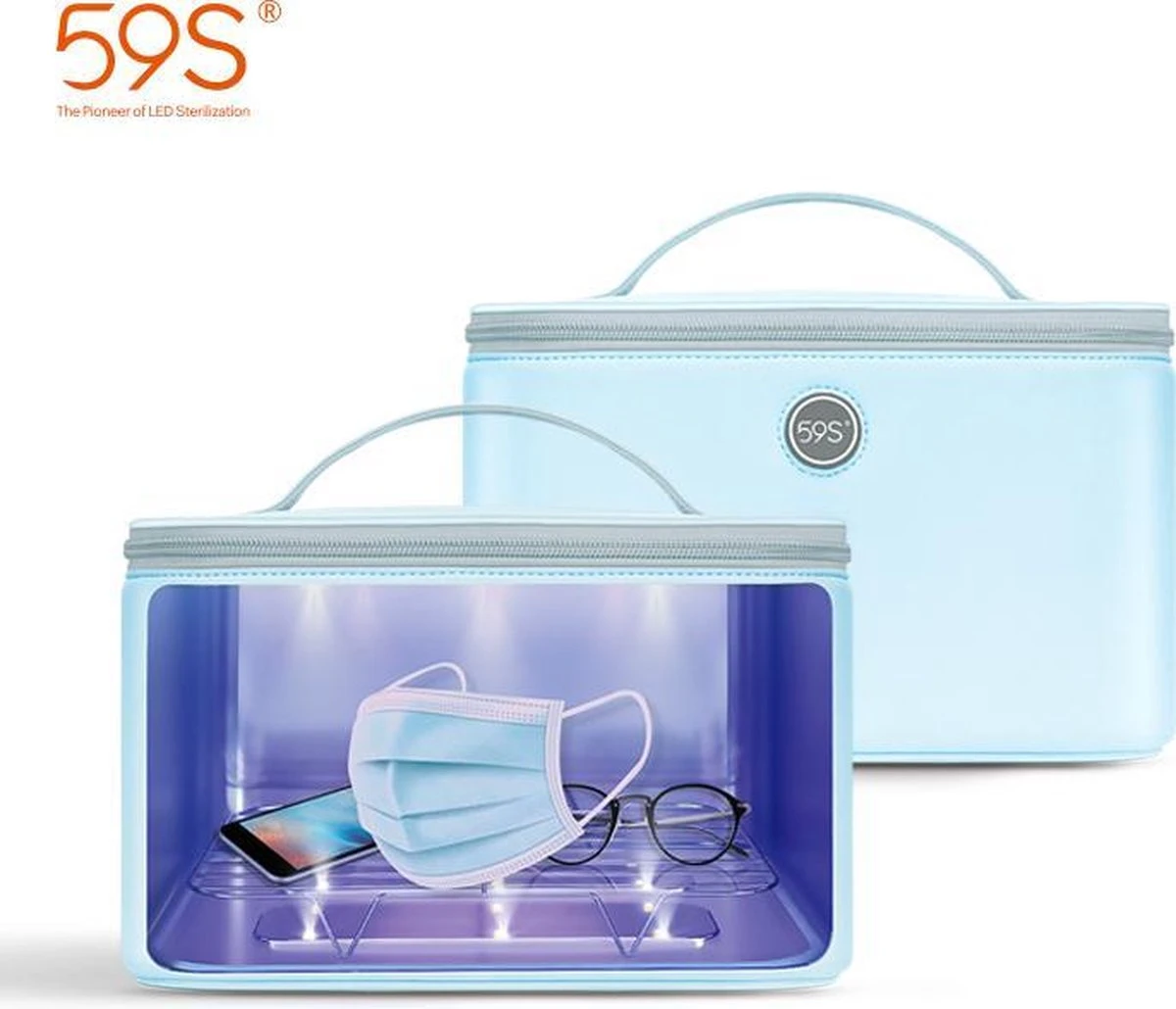 Stérilisateur 59s, Trousse De Beauté Softshell. Pour Stériliser Divers Objets, Comme Un Masque Buccal, Un Téléphone, Des Clés, Des Outils De Maquillage, Du Matériel De Coiffure, Etc. 10 Stérilisateur 59s, Trousse De Beauté Softshell. Pour Stériliser Divers Objets, Comme Un Masque Buccal, Un Téléphone, Des Clés, Des Outils De Maquillage, Du Matériel De Coiffure, Etc. – Image 10