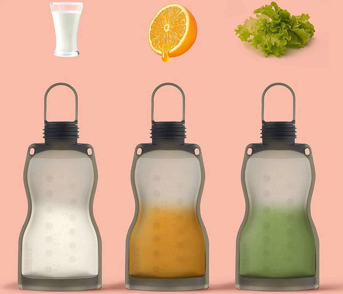 Pure Moms - Sacs De Conservation Pour Lait Maternel - Biberons - Réutilisables - 4 Pièces - Biberons Allaitement 260 ML - En Déplacement - Sans BPA 11 Pure Moms - Sacs De Conservation Pour Lait Maternel - Biberons - Réutilisables - 4 Pièces - Biberons Allaitement 260 ML - En Déplacement - Sans BPA – Image 11