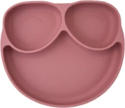 ASSIETTE BUBBELOO™ (ROSE DAWN) |ASSIETTE AVEC VENTOUSE|SILICONE|SANS BP|SANS PHTALATE|Vaisselle ENFANT|TOUT-PETIT|