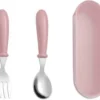 Couverts Pour Enfants Rose | Comprend Une Boîte De Rangement Pratique | Fourchette Pour Enfants Et Cuillère Pour Enfants | Couverts Pour Tout-petits | Couverts Bébé | Cuillère Bébé