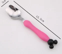 Couverts Pour Enfants - Cuillère - Minnie Mouse - Acier Inoxydable Avec Manche En Plastique - Rose - 1 Pièce -Bébé Soldes Boutique 1200x1051 21