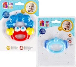 Anneau De Dentition Watergel Filled - Anneau De Dentition Crabe - Anneau De Dentition Rafraîchissant - Bébé- A Partir De 3 Mois