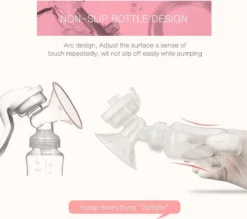 DrPhone BP3 - Tire-lait Manuel - Sans BPA - Super Silencieux - Puissance D'aspiration Réglable - Fonction Massage - Hygiénique - Wit -Bébé Soldes Boutique 1200x1064