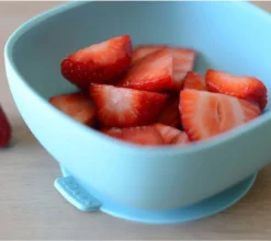 Beaba, Ensemble à Manger, 4 Pièces, Antidérapant, Bleu / Taupe, Silicone -Bébé Soldes Boutique 1200x1067 2