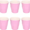 Excellent Houseware 6x Gobelet Incassable En Plastique/mélamine Violet 9 X 8,7 Cm Pour Outdoor/camping/pique-nique/plage
