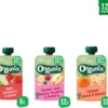 Organix Squeeze Fruit Month Box 30 Pièces - 12 + Mois - Bio - Plateau De Jeu Organix GRATUIT - Geen Sucre Ajouté - Sans Additifs Inutiles - Collation Savoureuse Et Responsable Pour Bébé Et Enfant En Bas âge