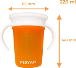 Deryan Luxury Quuby Drinking Cup 360 Trainer - Gobelet D'entraînement - Gobelet Anti-éclaboussures - Citron 11 Deryan Luxury Quuby Drinking Cup 360 Trainer - Gobelet D'entraînement - Gobelet Anti-éclaboussures - Citron -Bébé Soldes Boutique 1200x1077 7