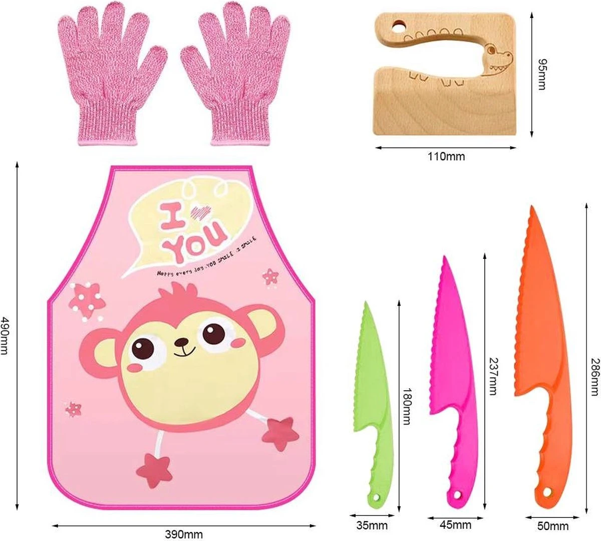 Bunz - Ensemble De 6 Couteaux Pour Enfants Pour Filles - Couteaux Pour Enfants - Kiddikutter - Couverts Pour Enfants - Adaptés Aux Enfants 2 Bunz - Ensemble De 6 Couteaux Pour Enfants Pour Filles - Couteaux Pour Enfants - Kiddikutter - Couverts Pour Enfants - Adaptés Aux Enfants – Image 2