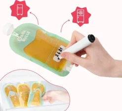 BabyMoov Nutribaby Plus Industrial Grijs + Sachets Souples Réutilisables 15x (B004500) -Bébé Soldes Boutique 1200x1082 1