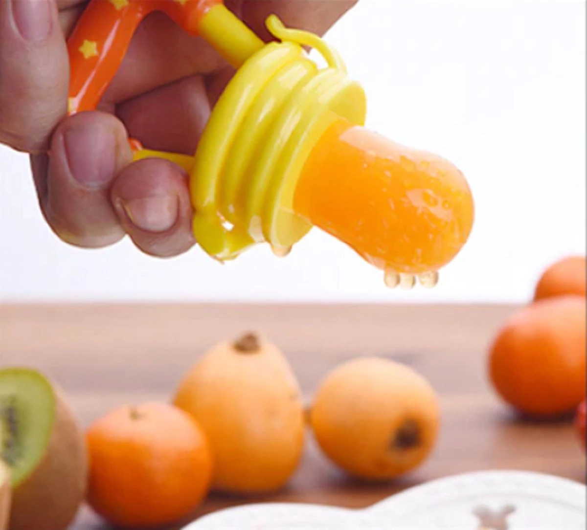 Sucette Aux Fruits - Sucette Pour Nourriture Pour Bébé - Nourriture Pour Bébé - Couverts Couverts Pour Enfants - Blauw - 4 En 1 - Introduction à L' Alimentation 14 Sucette Aux Fruits - Sucette Pour Nourriture Pour Bébé - Nourriture Pour Bébé - Couverts Couverts Pour Enfants - Blauw - 4 En 1 - Introduction à L' Alimentation – Image 14