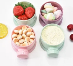 Lait En Poudre Tower Pink - 4 étages - Boîtes De Dosage De Lait En Poudre En Poudre Nourriture Pour Bébé Food - Plateaux De Collecte Et De Stockage - Plateaux De Stockage De Lait En Poudre Sans BPA -Bébé Soldes Boutique 1200x1084