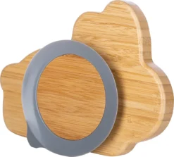 Assiette Enfant FreeON Bamboe Avec 3 Compartiments Et Siliconen Anti-dérapant - Assiette Bébé - Lapin -Bébé Soldes Boutique 1200x1085 9