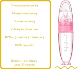 Biberoia® Coffret Cadeau - Bébé - Biberon Avec Cuillère - Anneau De Dentition Avec Hochet - Jouets - Biberon - Couverts Bébé - Rose -Bébé Soldes Boutique 1200x1086 1