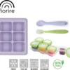 Fiorire Boîtes De Conservation Des Aliments Pour Nourriture Pour Bébé Avec Cuillère Gratuite - Sans BPA - Boîtes De Congélation - Pour La Maison Et En Déplacement