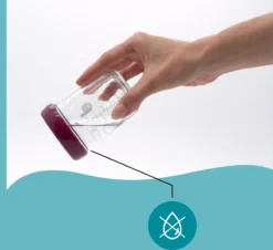 BabyMoov 8 Bocaux En Verre De 120 Et 240 Ml - Scellables Hermétiquement - Livret De Recettes Bio Inclus -Bébé Soldes Boutique 1200x1096