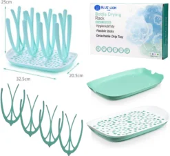 Support De Séchage Pour Biberon - Egouttoir Pour Biberon - Support De Séchage Pour Biberon - Egouttoir Avec Bac D'égouttement - Support De Séchage Pour Biberon - Menthe -Bébé Soldes Boutique 1200x1098