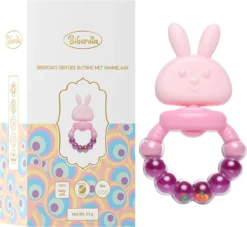 2x Biberoia® Anneau De Dentition Avec Hochet - Anneau De Dentition - Bébé - Speelgoed Bébé - Cadeau Bébé - Cadeau Maternité - Baby Shower - Rose + Blauw -Bébé Soldes Boutique 1200x1102 7