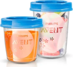 Tasses De Conservation Des Aliments Philips Avent SCF721 / 20 - 180 Ml Et 240 Ml - 20 Pièces -Bébé Soldes Boutique 1200x1105