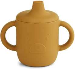 Gobelet En Silicone Liewood Caramel Doré - Silicone - Ø 7 Centimètres X 10,5 Centimètres