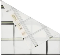 Bold Bamboo Burp Cloth Rúna - 100% Bamboe Aux Algues Bio - Emmaillotage Pour Bébé - Tissu Hydrophile - 45x45cm - à Carreaux