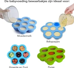 Southland Contenants De Stockage Des Aliments Pour Bébés Avec Cuillères En Silicone – Sans BPA – Plateau De Congélation Pour Bébé – Préserver Le Lait Maternel – Bâtons De Popsicle -Bébé Soldes Boutique 1200x1110 7