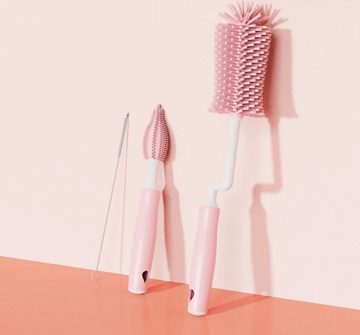 Brosse à Bouteilles Brosse à Bouteille Rose Nettoyant Pour Bouteille Nettoyant Pour Bouteille Silicone 1 Brosse à Bouteilles Brosse à Bouteille Rose Nettoyant Pour Bouteille Nettoyant Pour Bouteille Silicone
