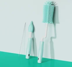 Bouteilles Turquoise Goupillon Goupillon Nettoyant Bouteille Nettoyant Bouteille Silicone