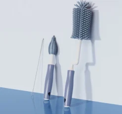 Bouteilles Bouteille Blauw Goupillon Pour Bouteille Nettoyant Pour Bouteille Silicone