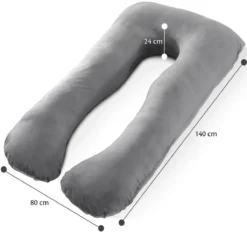 Housse De Coussin De Grossesse Ella - Housse En Forme De U, Minky, 140x80 Cm -Bébé Soldes Boutique 1200x1125 4