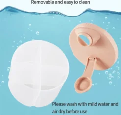 Sans Citron - Boîte Dosage Lait En Poudre Bébé - Boîte Conservation Alimentation - Bouchon Verseur - 4 Compartiments - Rose -Bébé Soldes Boutique 1200x1135 1