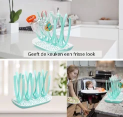 Support De Séchage Pour Biberon - Egouttoir Pour Biberon - Support De Séchage Pour Biberon - Egouttoir Avec Bac D'égouttement - Support De Séchage Pour Biberon - Menthe -Bébé Soldes Boutique 1200x1136 1