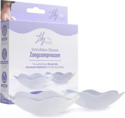 Compresses D'allaitement Lavables LilyPadz - Lavables - Silicone - Paquet De 2 -Bébé Soldes Boutique 1200x1139