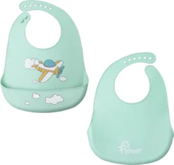 Bavoir En Siliconen Flouer Avec Plateau 2 Pièces Avec Autocollant Bébé à Bord - Bavoir - Bavoirs Bébé - Bavoir - Bavoirs Bébé - Sans BPA - Jaune Et Blauw -Bébé Soldes Boutique 1200x1143 5