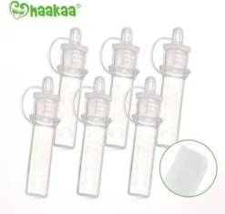 Haakaa 6x Collecteurs De Colostrom Siliconen - Conservation Du Lait Maternel