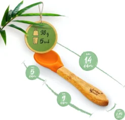 Ensemble De 5 Cuillères Pour Enfants Bambuswald Avec Manche En Bambou De Différentes Couleurs - Ensemble De Couverts Pour Enfants Idéal Pour La Maison, Les Vacances Ou Sur La Route -Bébé Soldes Boutique 1200x1149 2