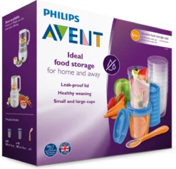Tasses De Conservation Des Aliments Philips Avent SCF721 / 20 - 180 Ml Et 240 Ml - 20 Pièces -Bébé Soldes Boutique 1200x1157 4