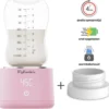 Bébé 's Bottle Warmer Pro ™ - Chauffe-biberon Portable Pour Les Bébé En Route - Rose - Convient Pour Tommee Tippee