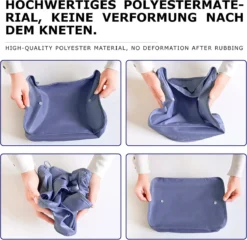 Ensemble D'organisateur, Cubes D'emballage Sacs à Vêtements, Sacs à Chaussures, Organisateur De Voyage, Cube D'emballage, Cosmétiques, Organisateur De Voyage, Sacs D'emballage Pour Valise (8 Pièces, Bleu Marine) -Bébé Soldes Boutique 1200x1164 7