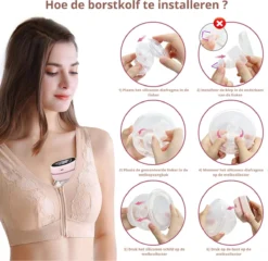 Melophy Tire-lait électrique Sans Fil - Pompe à Lait D'allaitement Mains Libres Et Portable - Allaitement - Sans BPA - Tasse De Lait Maternel De 240 ML - Rechargeable Par USB -Bébé Soldes Boutique 1200x1168 2