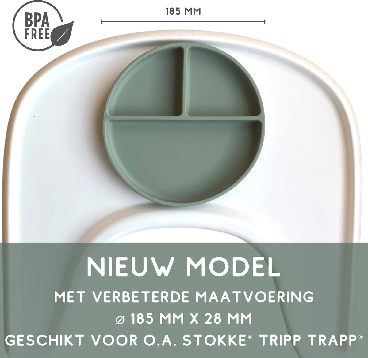 Cultures D' Kids | Assiette Bébé Avec Cuillère | Assiette Avec Ventouse | Vaisselle Enfant Incassable | Vert 3 Cultures D' Kids | Assiette Bébé Avec Cuillère | Assiette Avec Ventouse | Vaisselle Enfant Incassable | Vert – Image 3