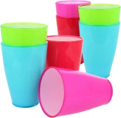 Gobelets Réutilisables En Plastique - Gobelets En Plastique De Différentes Couleurs - Gobelets Réutilisables Incassables Pour La Fête Et Le Camping