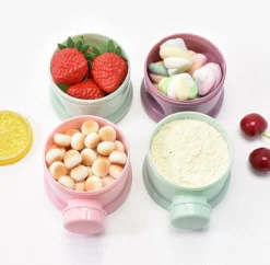 Boîte De Lait En Poudre Safe Bébé à 3 Couches En PP + Silicone - Récipient Nourriture Portable - Stockage De Fruits Et Snoep - Boîte à Collation Pour Aliments Pour Bébés -Bébé Soldes Boutique 1200x1175 1
