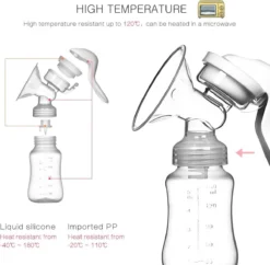 DrPhone BP3 - Tire-lait Manuel - Sans BPA - Super Silencieux - Puissance D'aspiration Réglable - Fonction Massage - Hygiénique - Wit -Bébé Soldes Boutique 1200x1175 8